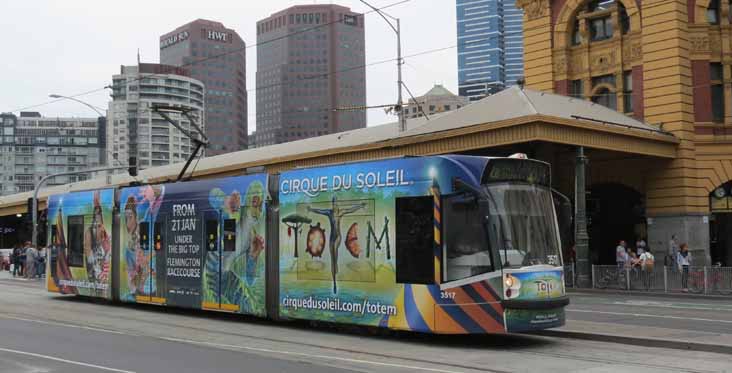 Yarra Trams Combino Cirque du Soleil 3517